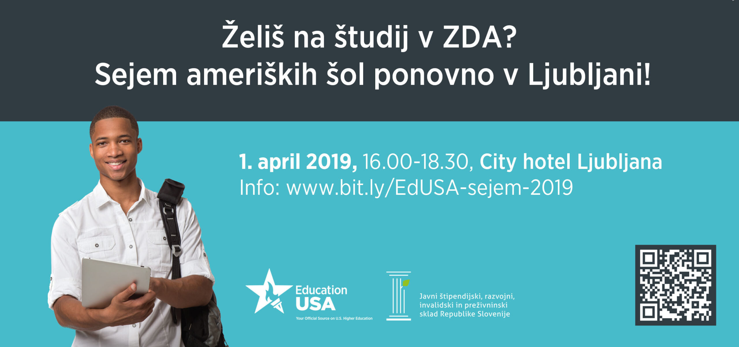 Vabilo na EducationUSA Sejem ameriških šol v Ljubljani